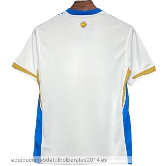 Nuevo Tailandia Previo al partido Camiseta Uruguay 2024 Blanco Baratas
